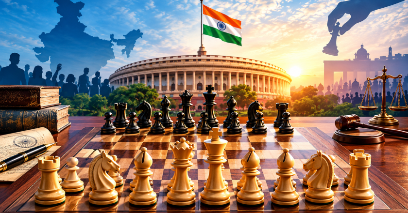 ६४ चौकटी, ३२ सोंगट्या आणि राजकारणाचा बुद्धिबळाचा पट
